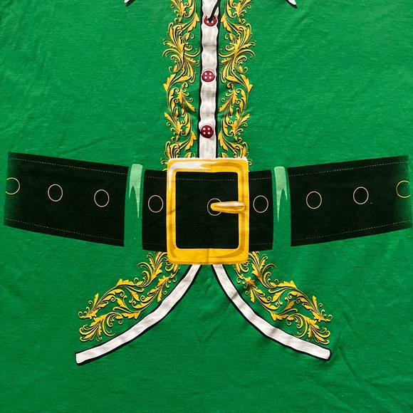 DEC. 25th Santa's Helper Elf Christmas Holiday Humor T-shirt Green 2XL Unisex - Picture 6 of 8